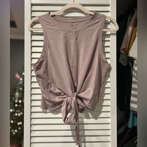 Lululemon tie or crisscross tank top
